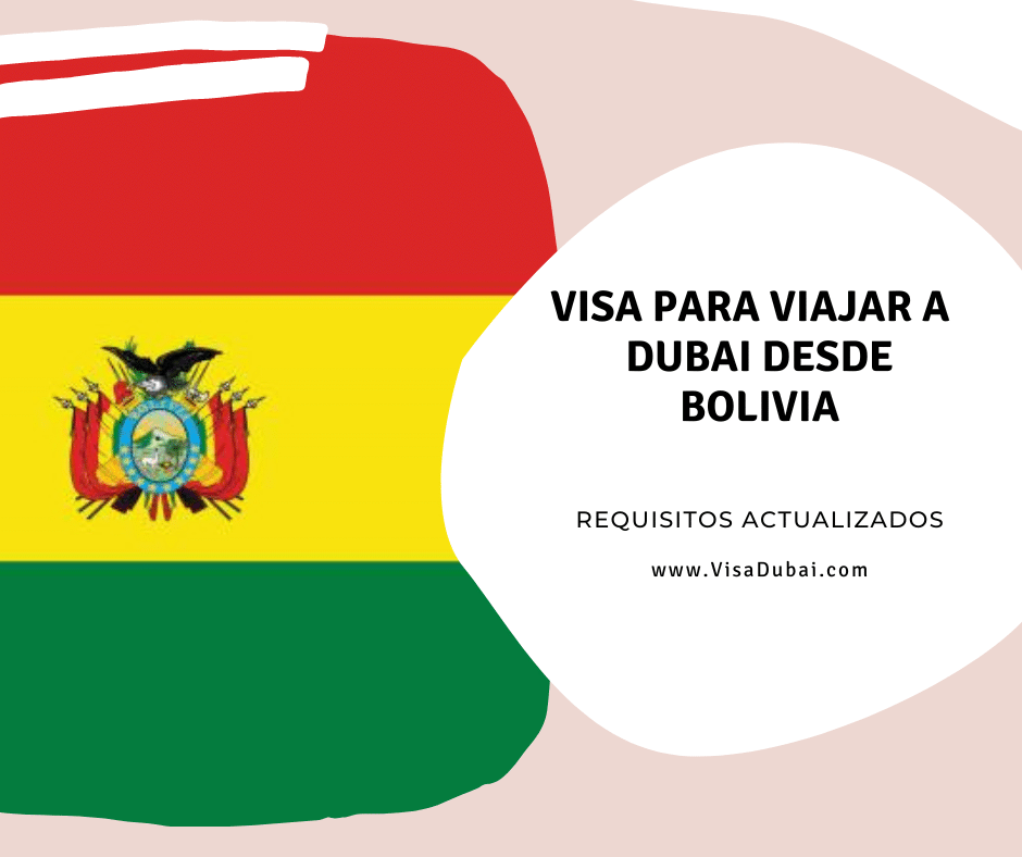 visa para viajar a dubai desde bolivia